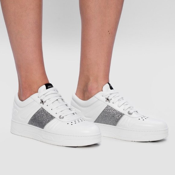 Jimmy Choo™  Hawaii lace-up sneakers - Picture 6 of 16